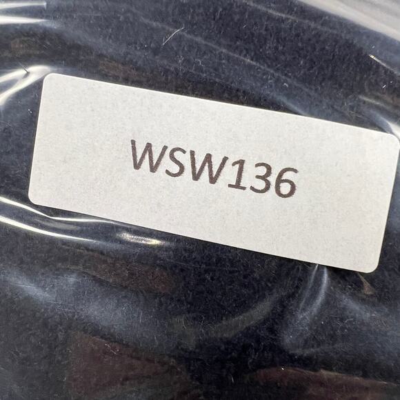 Elie Tahari 100% Merino Wool Short Sleeve Sweater Navy Blue Size L RUNS SMALL - Picture 11 of 11